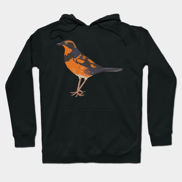 Varied Thrush Hoodie by Adrielle-art